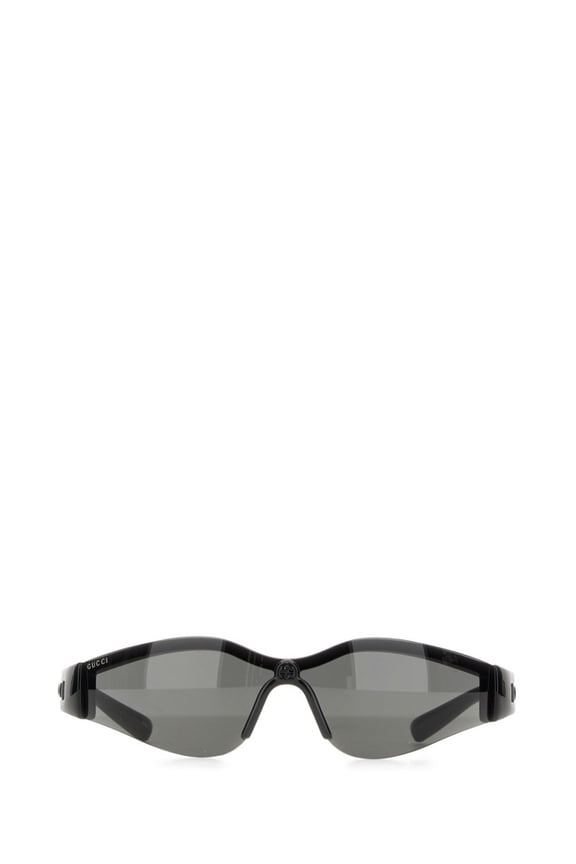 Women's Mask-Like Sunglasses With Contemporary Design Black