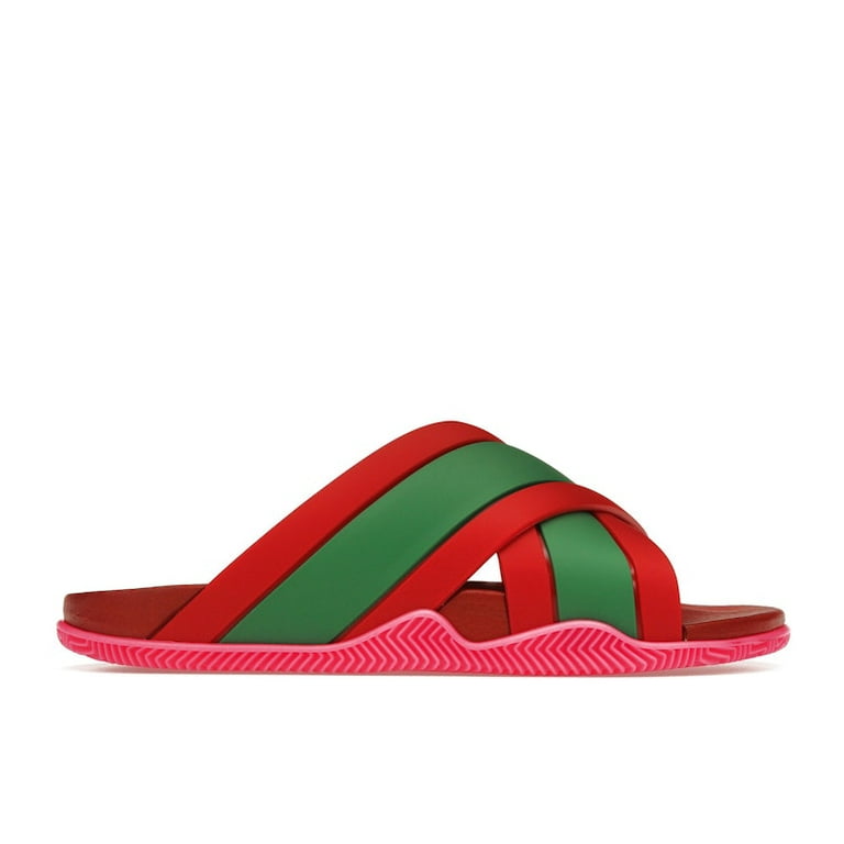 Gucci Women's Web Slide Pink Rubber Sandals, from StockX - Walmart.com
