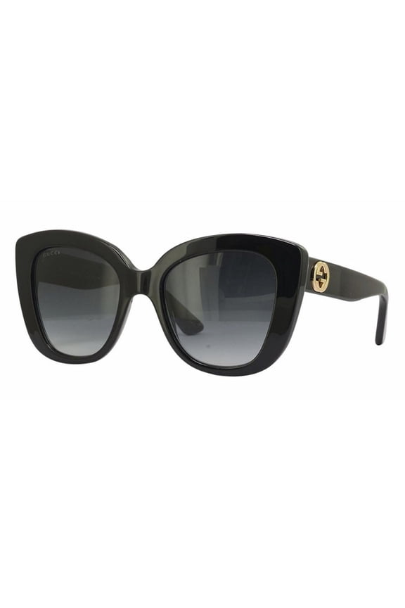 GG0327S 001 53mm Butterfly Sunglasses Women's Black