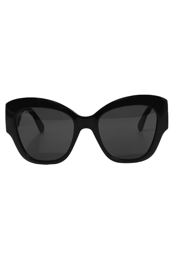 GG0808S 001 53mm Cat Eye Sunglasses Women's Black
