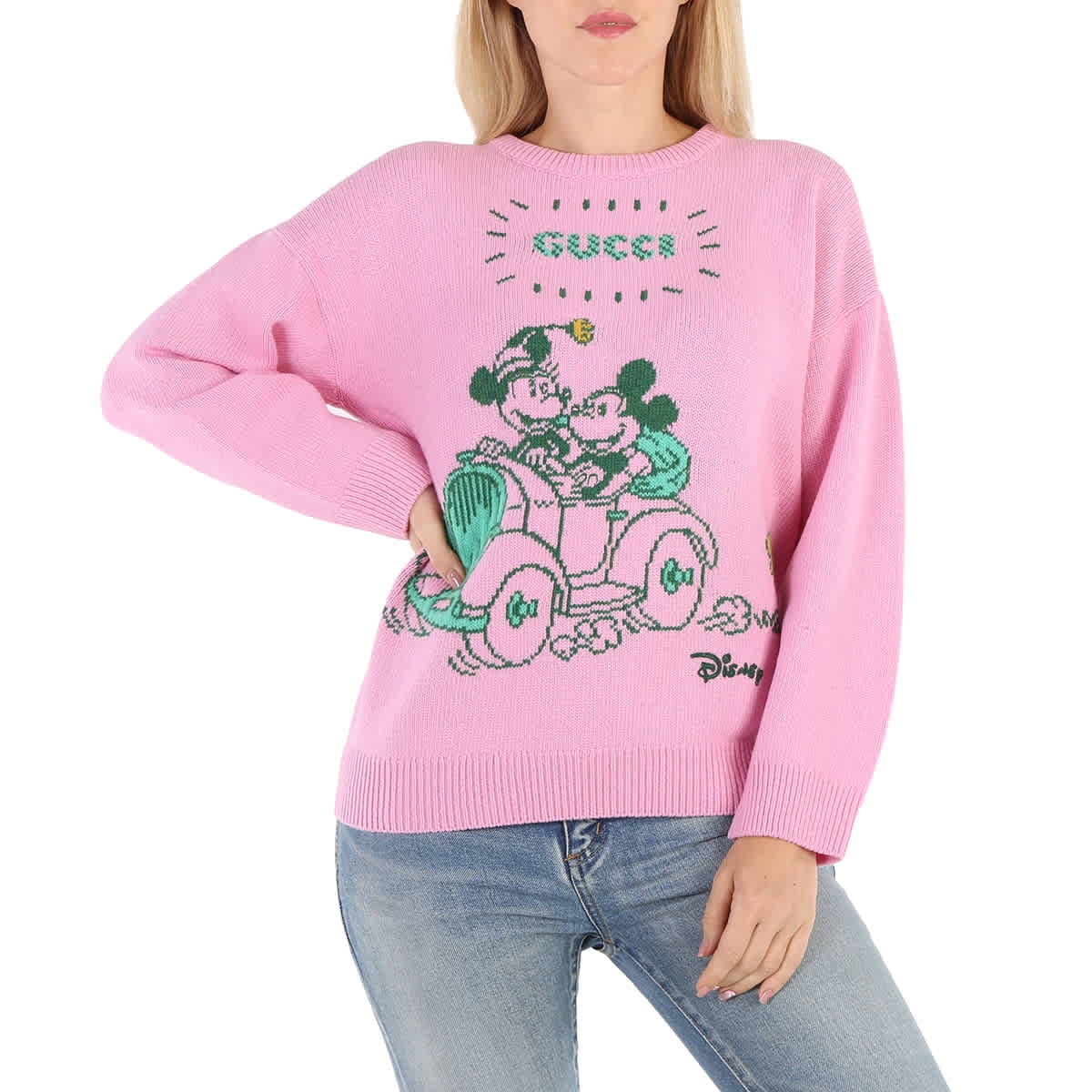 Gucci X Disney Mickey And Minnie Jacquard Jumper Size Small