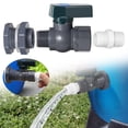 thumbnail image 1 of Guczhu Rain Barrel Diverter Kit with 3/4 Inch Pvc Fittings, Hose Faucet Adapter for Rainwater Harvesting System, 1 of 7