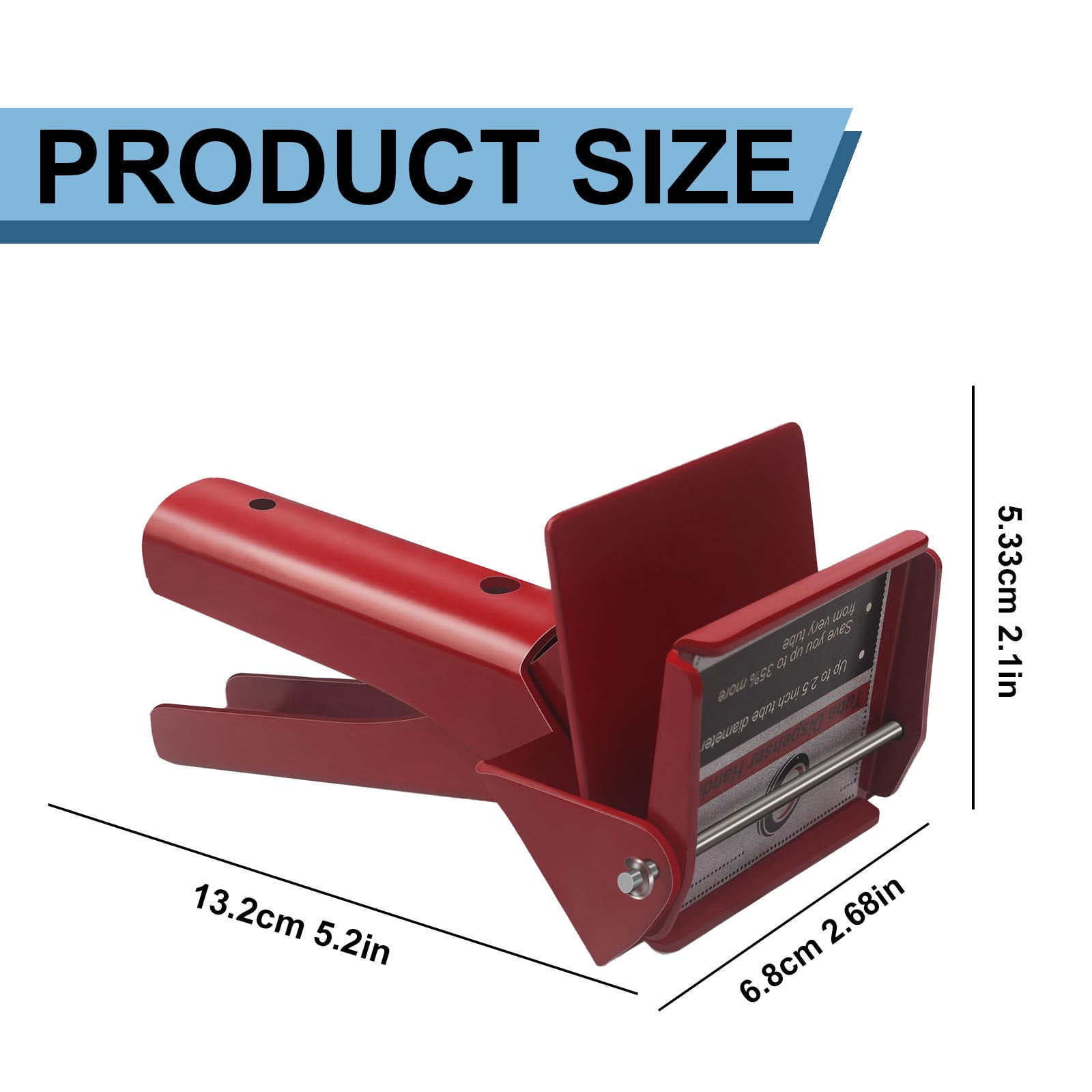 Guczhu Tube Squeeze Tool Black Aluminum Alloy-Tube Extrusion Tool ...