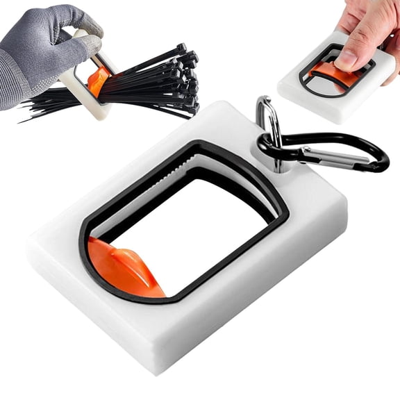 Guczhu Zip Tie Holder for Tool Belt, Reusable Organizer for Cable Ties, Electrician Tool Belt Accessory, Strong Durable Management for Home, Garage, Office, Workshop