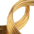 thumbnail image 1 of Gudebrod 22 Gauge (30ft) Gold Non-Tarnish Medium Copper Craft Beading Wire for Jewelry Making, 1 of 5