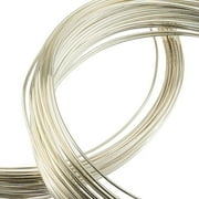 Gudebrod 22 Gauge Silver Plated Non-Tarnish Medium Copper Wire, 30ft.