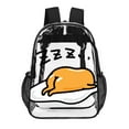 thumbnail image 1 of Gudetama Clear Backpack Heavy Duty See Through Bookbag Transparent Bag for Colleges School Work Sport Travel, 1 of 7