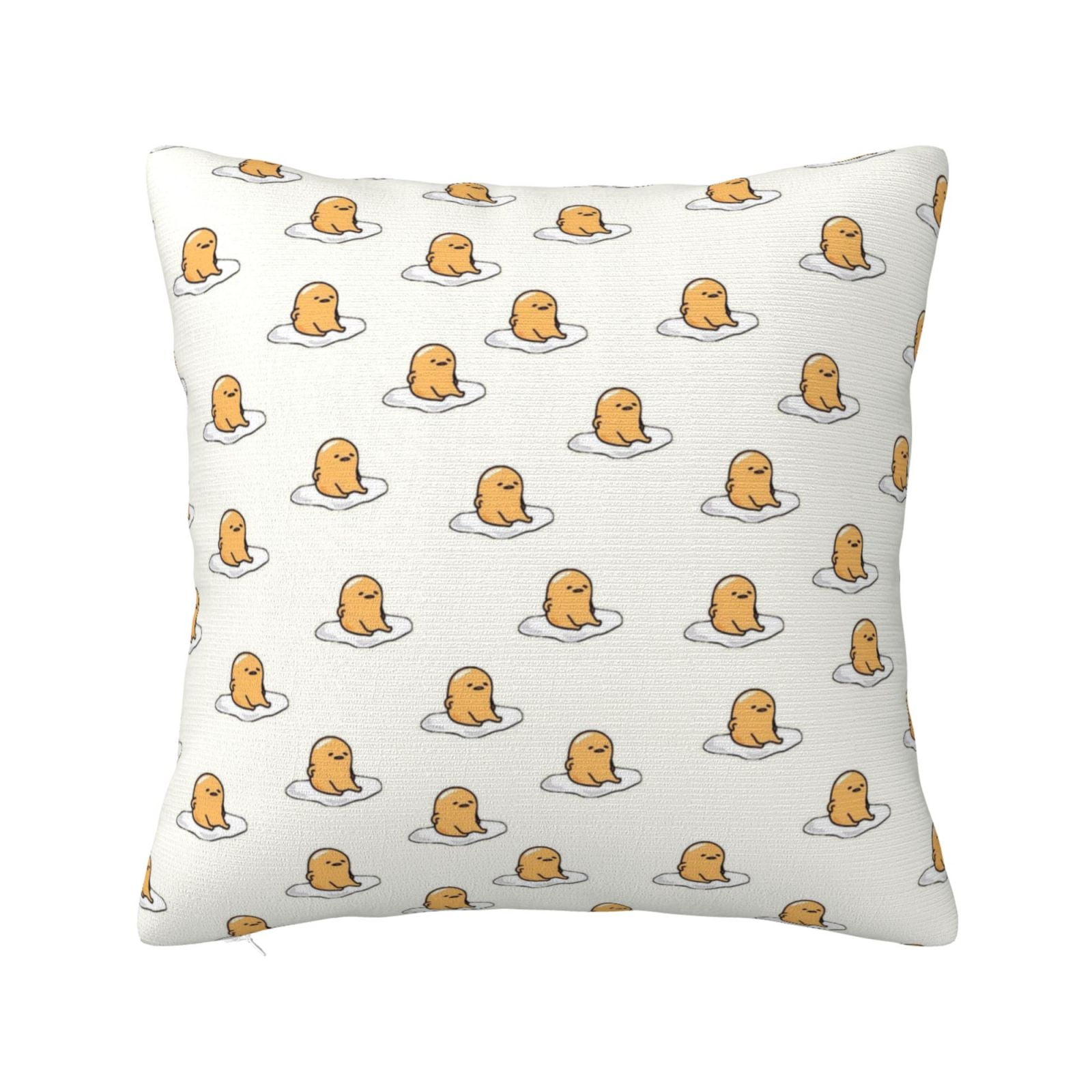 Gudetama Decorative Throw Pillow Covers Soft Square Cushion Case For