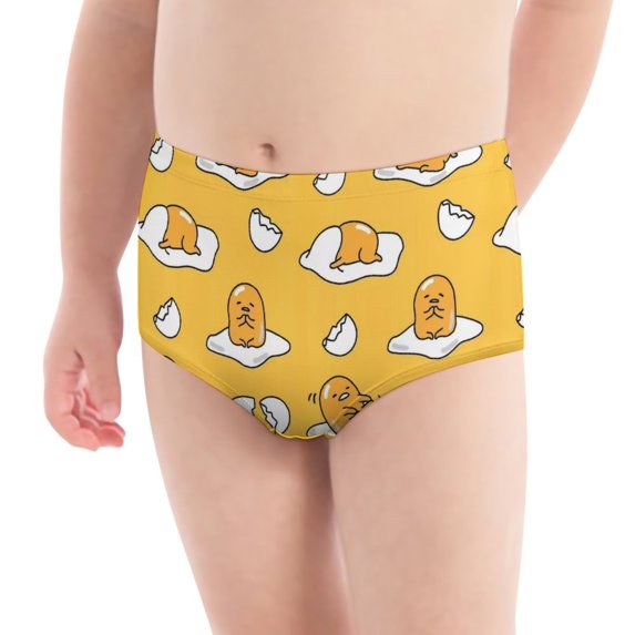 Gudetama Girls' Breathable Underwear Comfort Panties Briefs