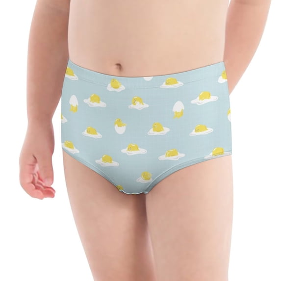 Gudetama Girls' Breathable Underwear Comfort Panties Briefs