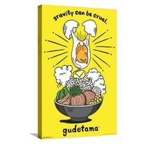 Gudetama - Gravity Canvas Wall Poster, 14.725" x 22.375"