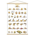 thumbnail image 1 of Gudetama - Grid Wall Poster with Wooden Magnetic Frame, 22.375" x 34", 1 of 5