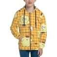 thumbnail image 1 of Gudetama Hoodie 3D Print Pullover Hooded Long Sleeve Sweatshirts Tops Blouse with Pocket for Boys Girls Small, 1 of 6