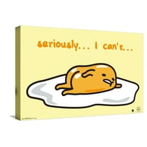 Gudetama - I Can't Canvas Wall Poster, 14.725" x 22.375"