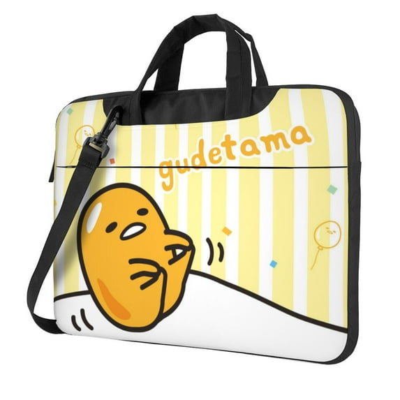 Gudetama Laptop Bag, 13 inch Computer Bag Messenger Shoulder Bag Carrying Case for Laptop or Tablet