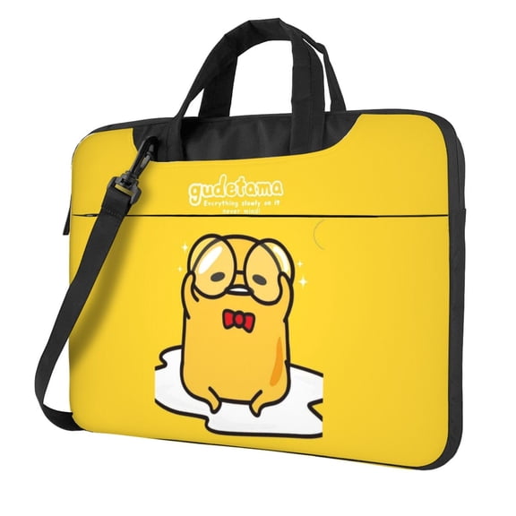 Gudetama Laptop Bag Laptop Case Computer Notebook Briefcase Messenger Bag With Adjustable Shoulder Strap 14 Inch