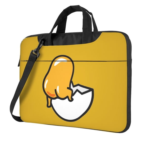 Gudetama Laptop Bag Laptop Case Computer Notebook Briefcase Messenger Bag With Adjustable Shoulder Strap 14 Inch