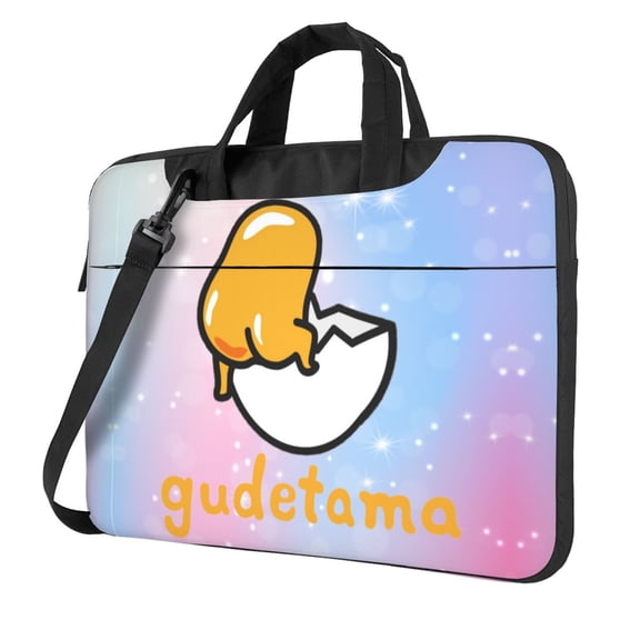 Gudetama Laptop Bag Laptop Case Computer Notebook Briefcase Messenger Bag With Adjustable Shoulder Strap 14 Inch
