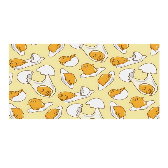 Gudetama Lazy Egg-Theme Backdrops Banner Birthday Party Decor Supplies Personalized Party Backdrop Decoration,5x3ft150x90cm