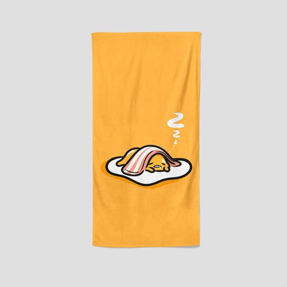 Gudetama Lazy Egg created this distinctive towel, a custom gift that fans will love. Ideal for gym, yoga, boxing, and sunbathing, it measures 13.8"x28.7".