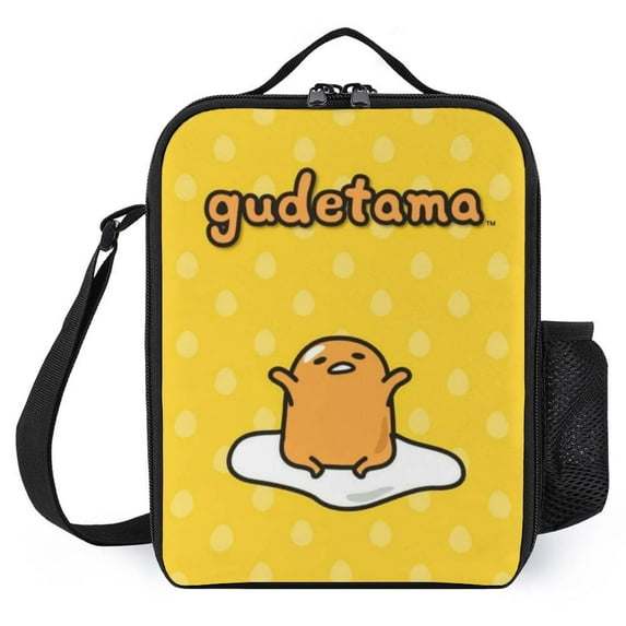 Gudetama Lunch Bag, Insulated Lunch Bag for Women Men Lunch Box Container Bag Reusable Lunch Tote Bag for Office, Work, Beach, Travel, Picnic