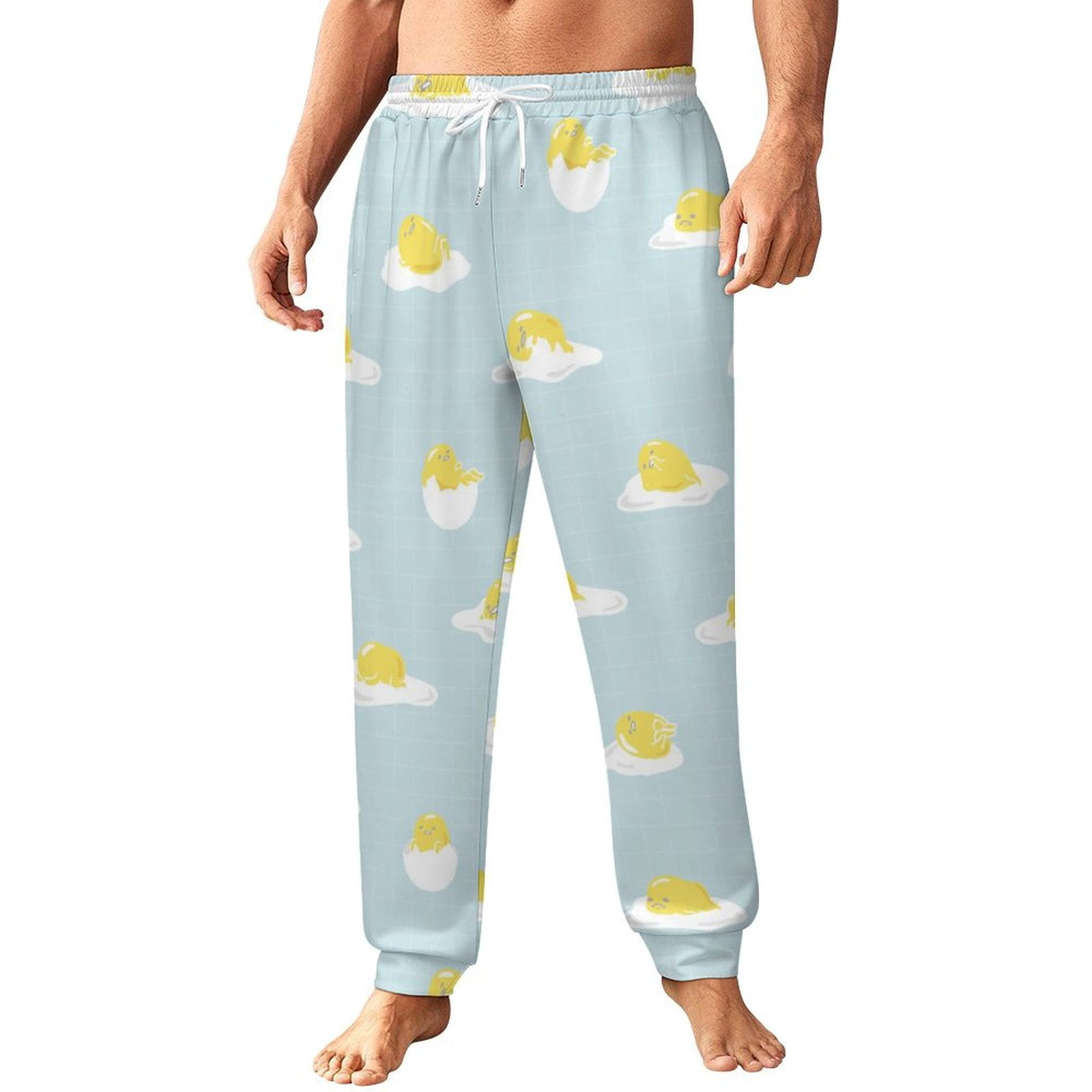Gudetama Mens Joggers Sweatpants 3D Print Pants Novelty Graphic