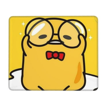 Gudetama Mouse Pad,Small Gaming Mousepad,Non-Slip Rubber Base And Stitched Edges Desk Mat For Computer Home Office Work And Study 7 X 8.6 In
