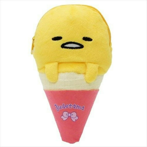 Gudetama Plush Pouch Multipurpose Spoil Me Sweet Sanrio Japan (S)