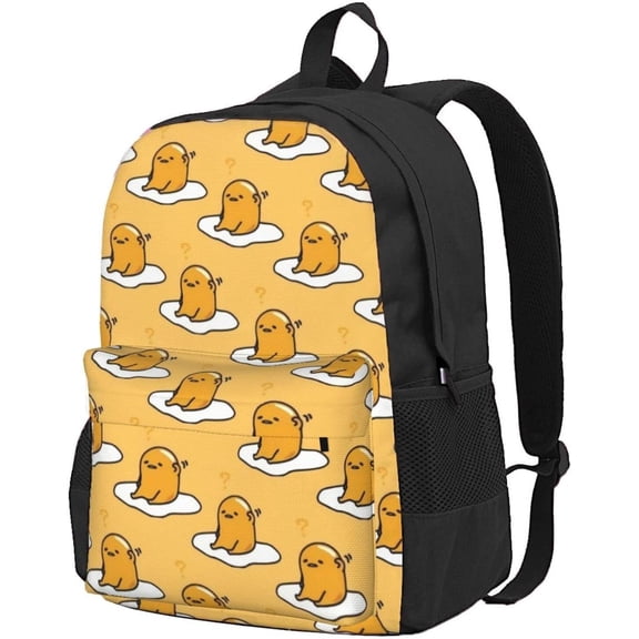 Gudetama Rucksack, Backpack, Bag, Large Capacity, A4 Storage, Lightweight, Stylish, Cute, Commuting to Work or School, Business Trip, Travel, Outdoor, Multifunctional, Unisex, Celebration
