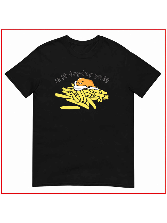 Gudetama The Lazy Egg Is It Friday Yet Funny Graphic Unisex T Shirt V14540 Size S-5XL