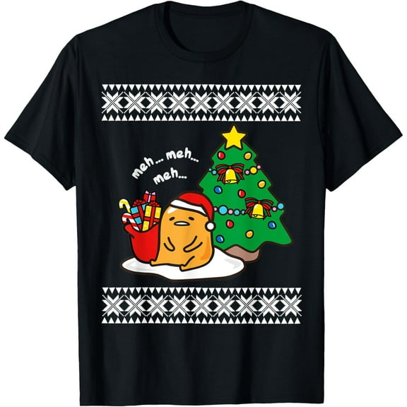 Gudetama Ugly Christmas Sweater Tee T-Shirt