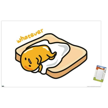 Gudetama - Whatever Wall Poster, 14.725" x 22.375"