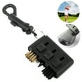 Gueiykk 3 in 1 Golfs Club Brush Golfs Clean Tool Flexible Portable with