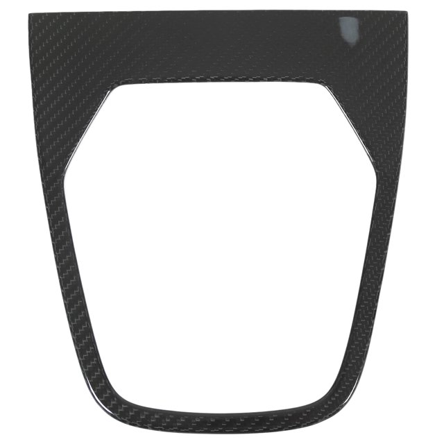Gueiykk Car Gear Box Cover Trim Carbon Fiber Console Shifter Panel