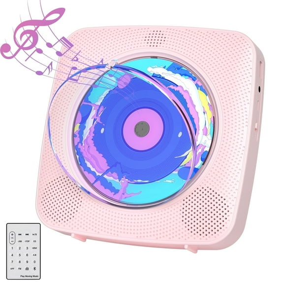 Gueray CD Player for Home, Bluetooth Desktop CD Player with Speakers