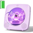 thumbnail image 1 of Gueray Portable CD Player Bluetooth: CD Players for Home Rechargeable Desktop Wall Portable CD Player with Bluetooth & Dual Speakers Music Player, 1 of 9
