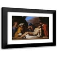 thumbnail image 1 of Guercino 14x11 Black Modern Framed Museum Art Print Titled - The Entombment (C. 1656), 1 of 5