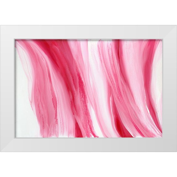 Guererra, Teodora 14x11 White Modern Wood Framed Museum Art Print Titled - Peppermint Swirl