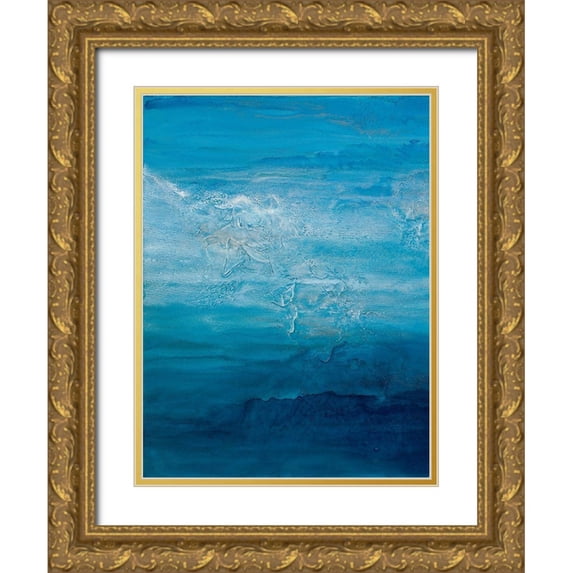 Guererra, Teodora 19x24 Gold Ornate Wood Framed with Double Matting Museum Art Print Titled - Opal Sky I