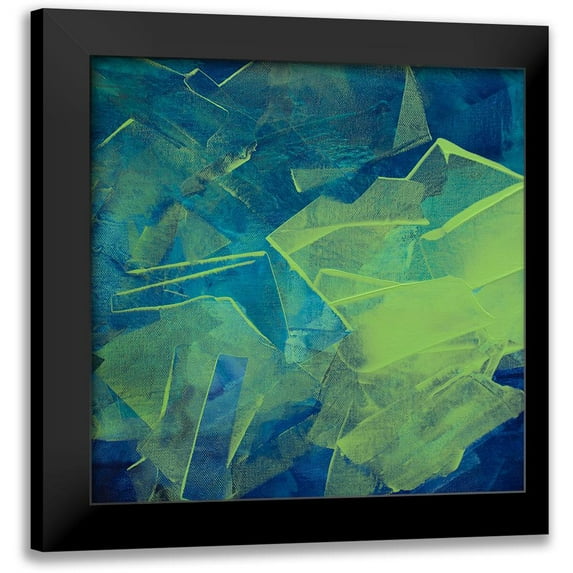 Guererra, Teodora 20x20 Black Modern Framed Museum Art Print Titled - Lime and the Coconut III