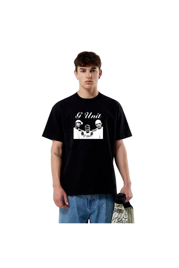 Guerilla Unit Hip Hop G-Unit Lloyd Banks Poppin T-Shirt, for men & women, up to size 5XL