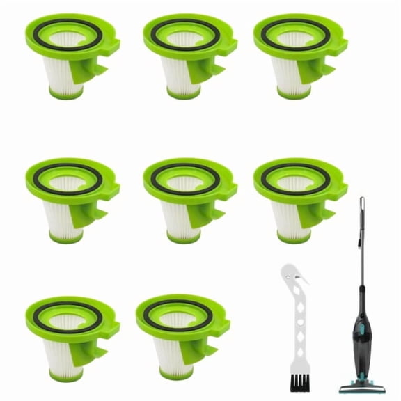 Guerkuk 8-Pack Replacement for HEPA Filters for IonVac 8200 Vacuum Cleaner