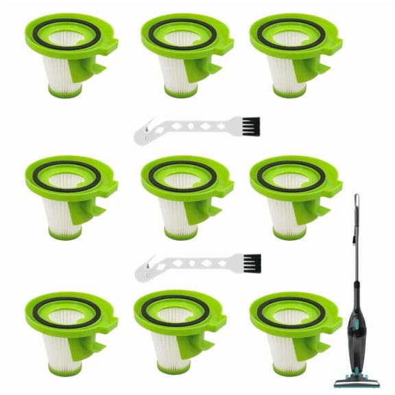 Guerkuk 9-Pack Replacement for HEPA Filters for IonVac 8200 Vacuum Cleaner