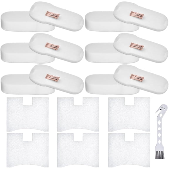 Guerkuk Replacement Filter Kit for Shark Vertex Duo Clean PowerFins Corded Stick Vacuum UV580 HZ2000 HZ2002 HZ251 HZ602 HH200 HH202 HS152AMZ, 6-Pack