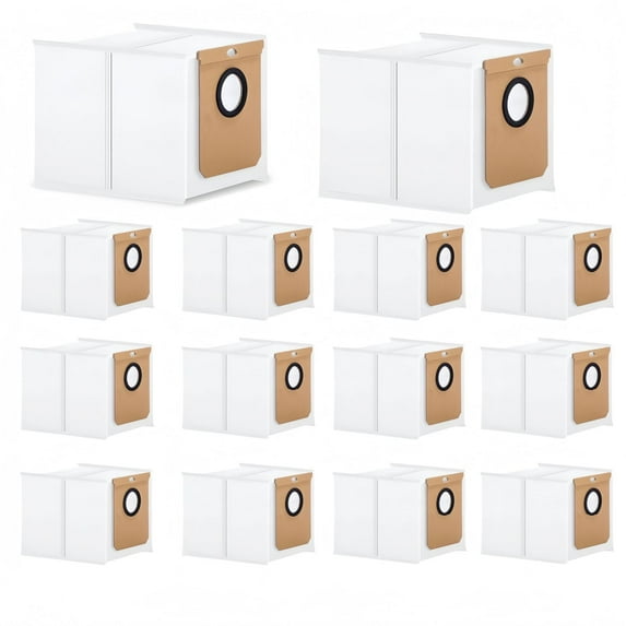 Guerkuk Replacement L60/L50 Series Dust Bags for Eufy 2.5L L60/L50 Series, 14 Pack