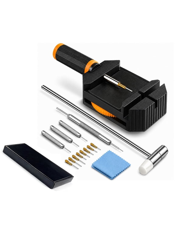 Watch Link Removal Tool Kit with Adjustable Platform and Punch Pins