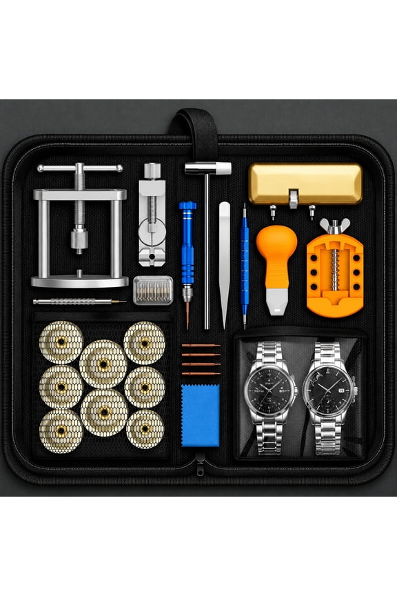 Watch Repair Kit With Press Tool, Link Remover And Strap Tools