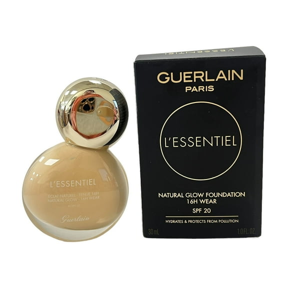 Guerlain 241192 1 oz LG Essentiel Natural Glow Foundation 16H Wear SPF 20 - No.00W Porcelain Warm