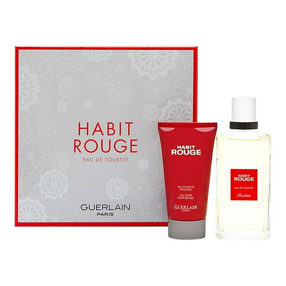 Guerlain Habit Rouge For Men Gift Set