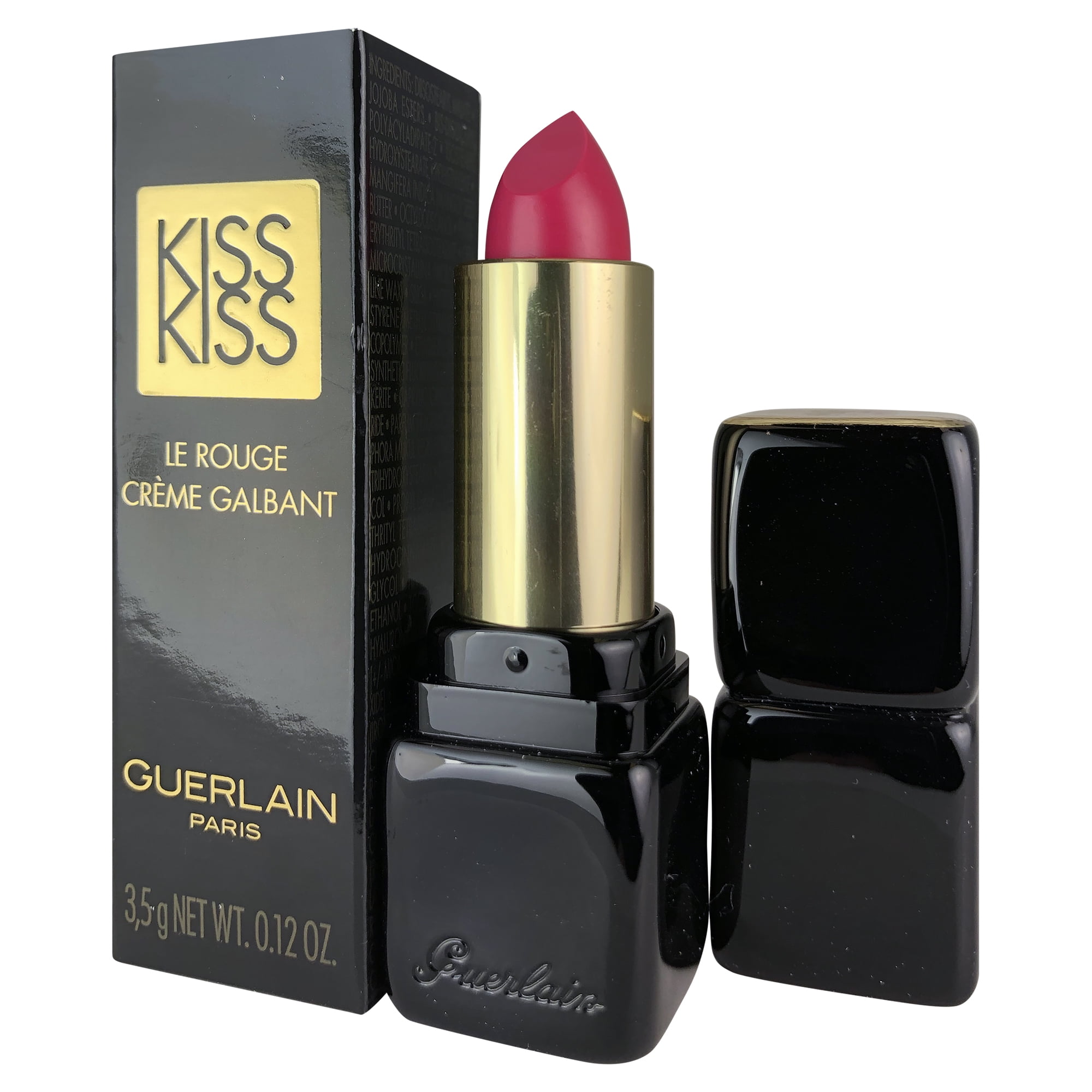 Guerlain Kiss Kiss Le Rouge Creme Galbant Lip Colour #563 Rose